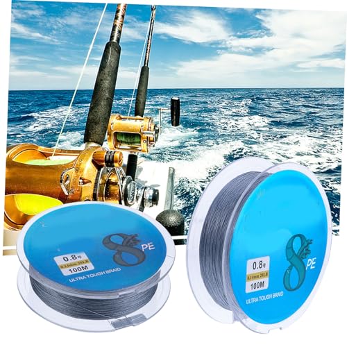 Nylon Línea de Pesca Trenzada 8 Hebras 100m Suave y Delgada 0.8 miniatura 4