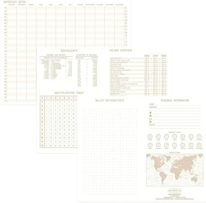 Miniatura 2 de DesignWorks Ink Cuaderno encuadernado Diario de escritura azul de 5.125 x 8.25 pulgadas con cubierta de lámina dorada, 256 páginas rayadas