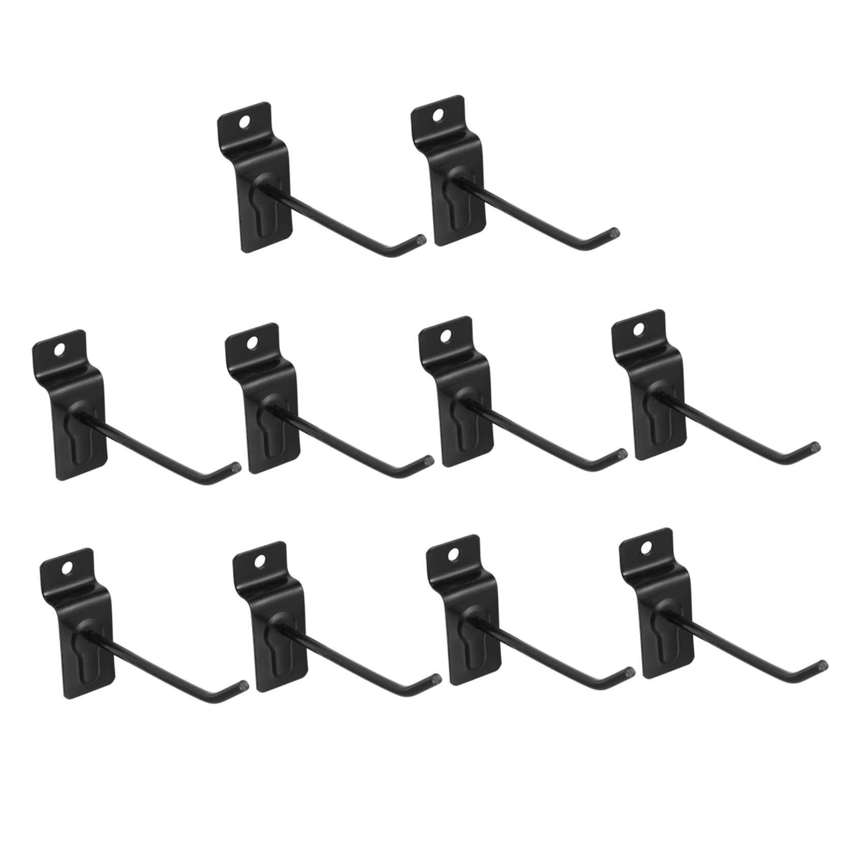 Unomor Metal Storage Hanger 10 Pack Supermarket Hook Metal Display Hook Snack Rack Hanger for Store Tidying Retail