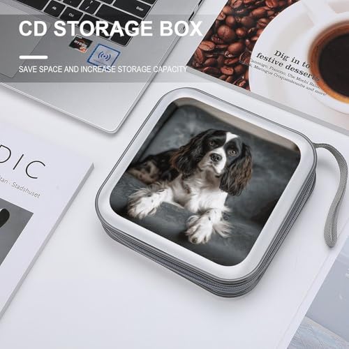 Étui CD/DVD 40 compartiments zippé en plastique format One Size design moderne