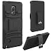 Note Edge Case, LK [Heavy Duty] Black Armor Holster Defender Full Body Protective Hybrid Case Cover with Belt Clip for Samsung Galaxy Note Edge