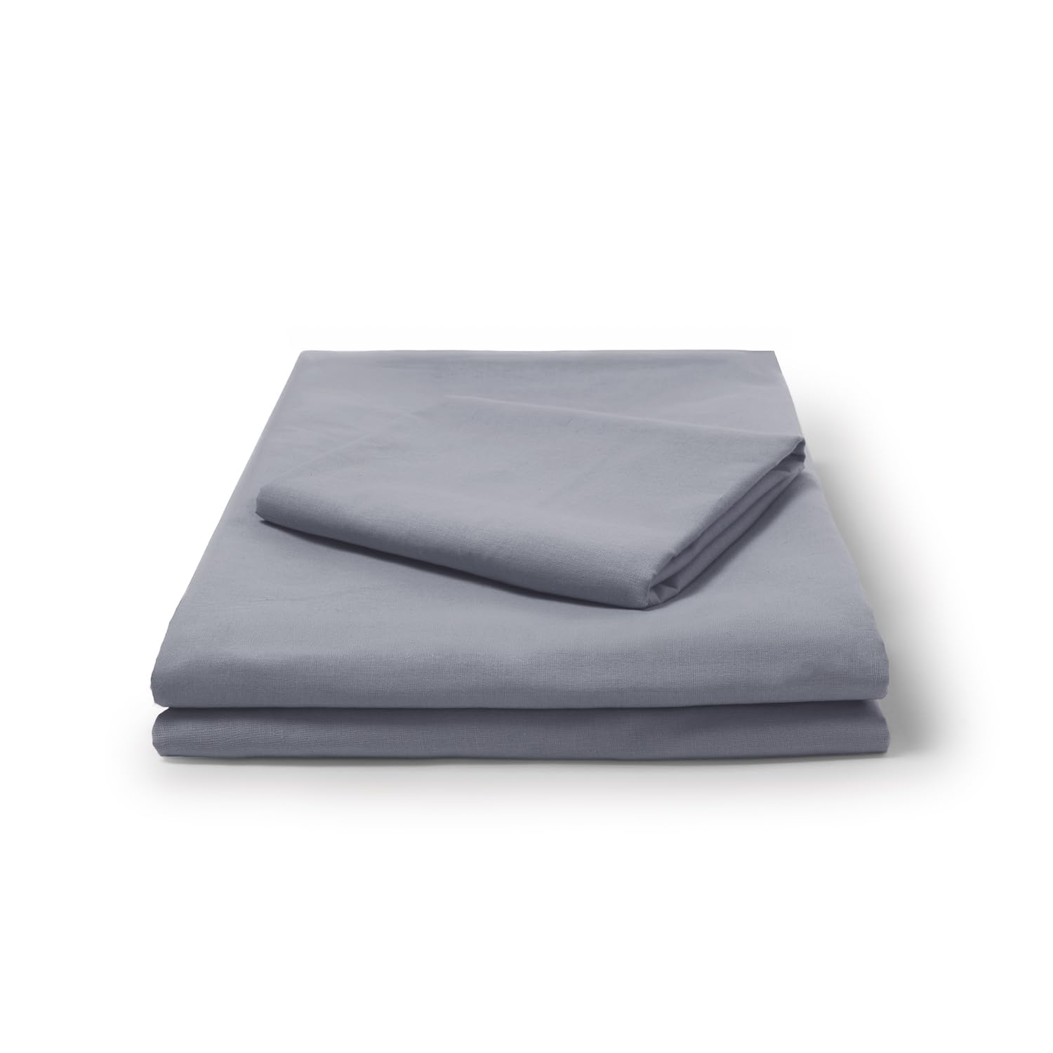 TRAMAS+ Lenzuola Una Piazza e Mezza Cotone 100% 140x200 cm, Completo con Lenzuolo Sotto con Angoli, Lenzuolo Sopra e 2 Federe, Certificato STANDARD 100 OEKO-TEX – Blu