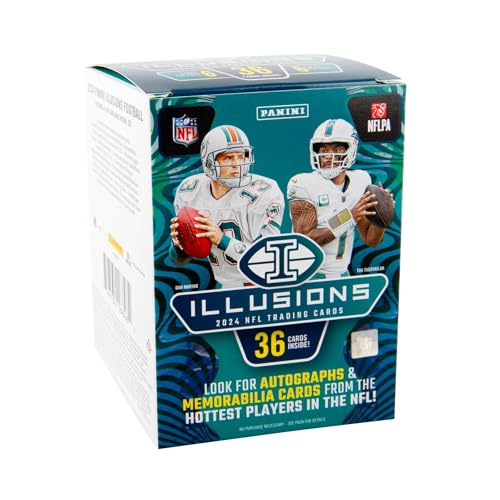 2024 Panini Illusions Football Blaster Box, 6 Packs Per Box, 6 Cards Per Pack