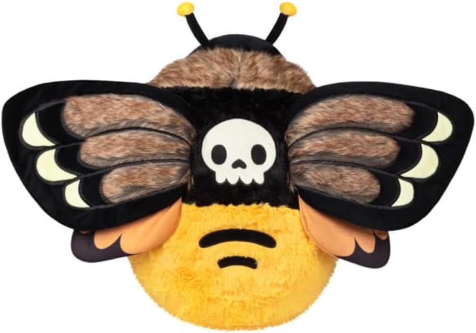 Squishable - Death's - Head Hawkmoth - Spooky Collection - 17 in - Soft Toy Collectible Stuffed Animal