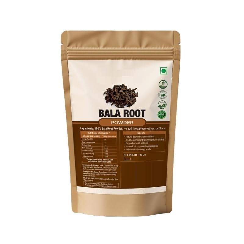 Bala Root Powder 100 g | Frete Grátis – Vitaminer Shop