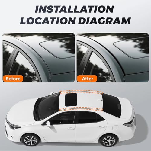 Garniture latérale de toit Toyota Corolla 2015 bande d'étanchéité voiture 7555602260 - 6