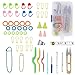 Produktbild NACTECH 56pcs Häkelhaken Set Häkelnadeln Ergonomisch Stricken Werkzeug Zubehör mit Box Stricken Nadeln Kit für Anfänger Profis DIY Zuhause und Kleidung
