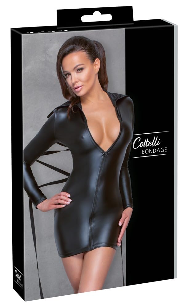 Cottelli Bondage Dress-27178671031 Black M