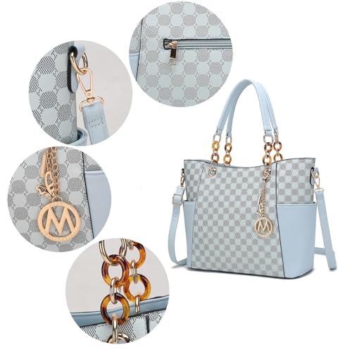 Image of J'OMOR by Mia Tote Bag for Women, Handbag Set with Wallet Top-Handle Bag Vegan Leather Purse
