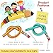 THE TWIDDLERS 70 Fun Novelty Bendy Flexible Pencils - Goodie Bag Filler, Birthday Party Toys, Classroom Gifts Party Favors for Boys & Girls