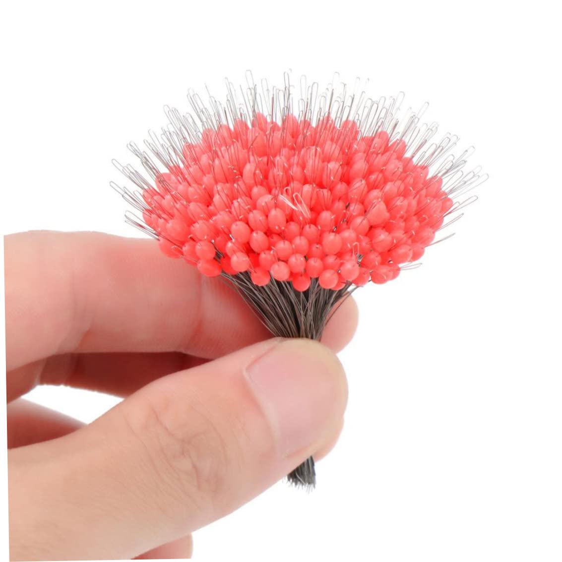 Jorzer Tope de Goma de Flotador Táquero de Pesca Silicona Pesca de Goma Bobber Tope de Frijoles Flotador Accesorios de la línea de Pescado para 2.5# -5.0# Línea 300pcs