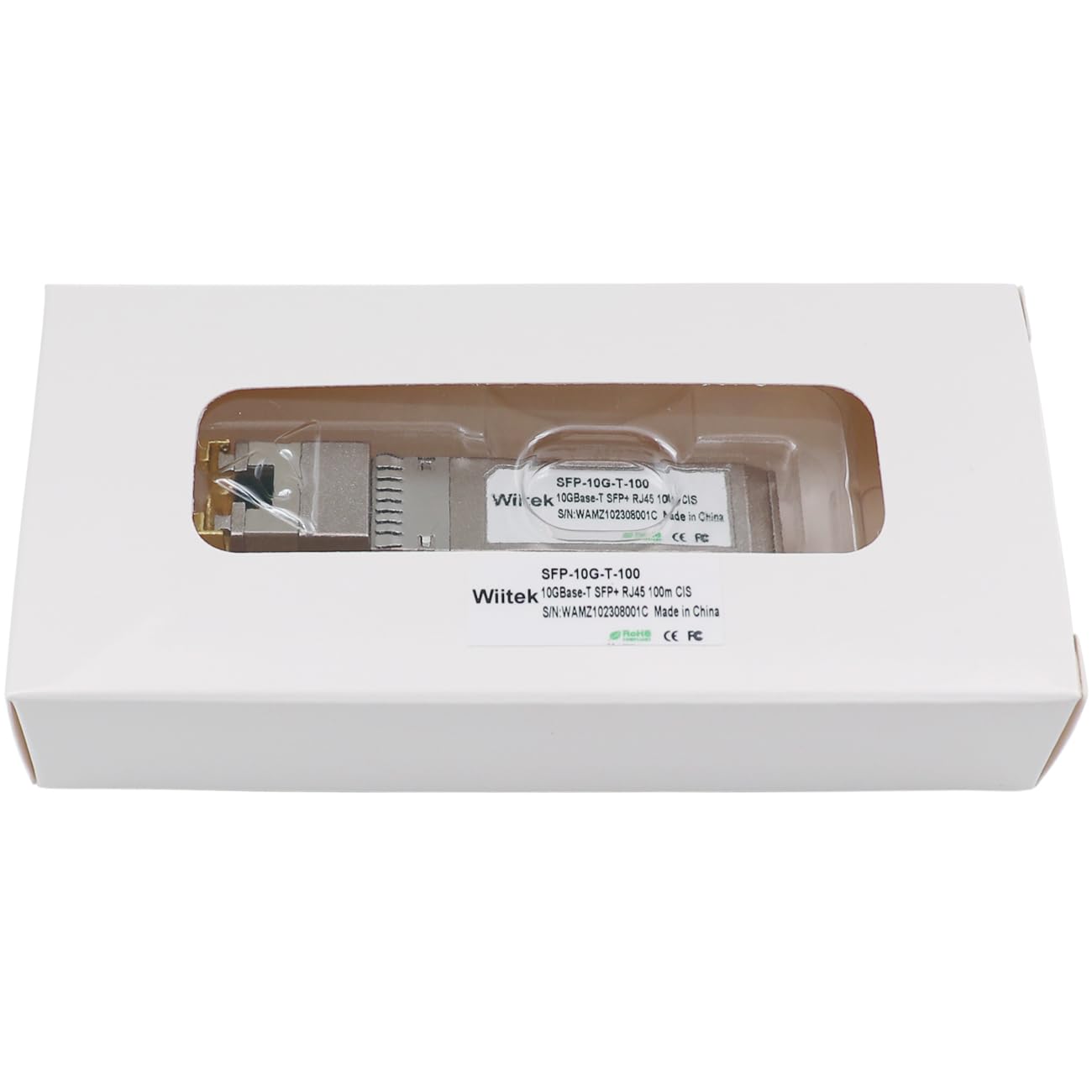 100 mètres, modules SFP+ vers RJ45 10 Gbit/s, émetteur-récepteur RJ45 vers SFP+ en cuivre 2,5 G/5G/10 GBase-T, compatible avec Cisco SFP-10G-T-X, Ubiquiti, Netgear, Mikrotik, faible