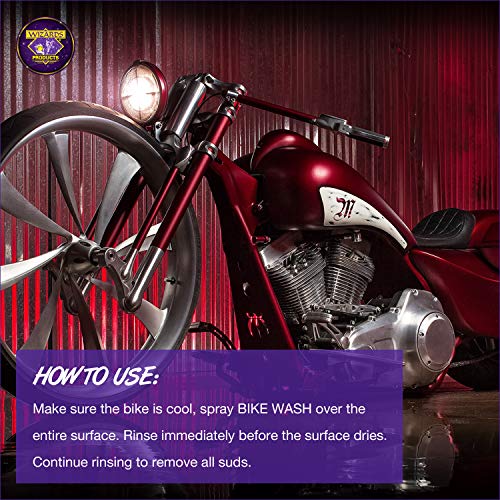 WIZARDS - Bike Wash, Professional High-Gloss Detailing and Surface Cleaner Spray (22 oz.) - Thumbnail 7