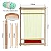FOCCTS Wooden Multi-Craft Weaving Loom Large Frame 9.84 x 15.35 x 1.3inch, Tapestry Loom Wooden Weaving Loom Creative DIY Weaving Art for Kids, Beginners and Expertsrt