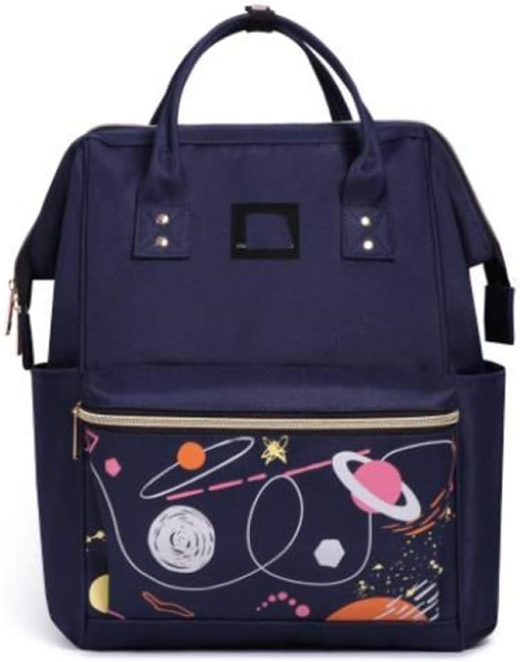ADKYMummy Bag Shoulder Large Capacity Printed Backpack Backpack