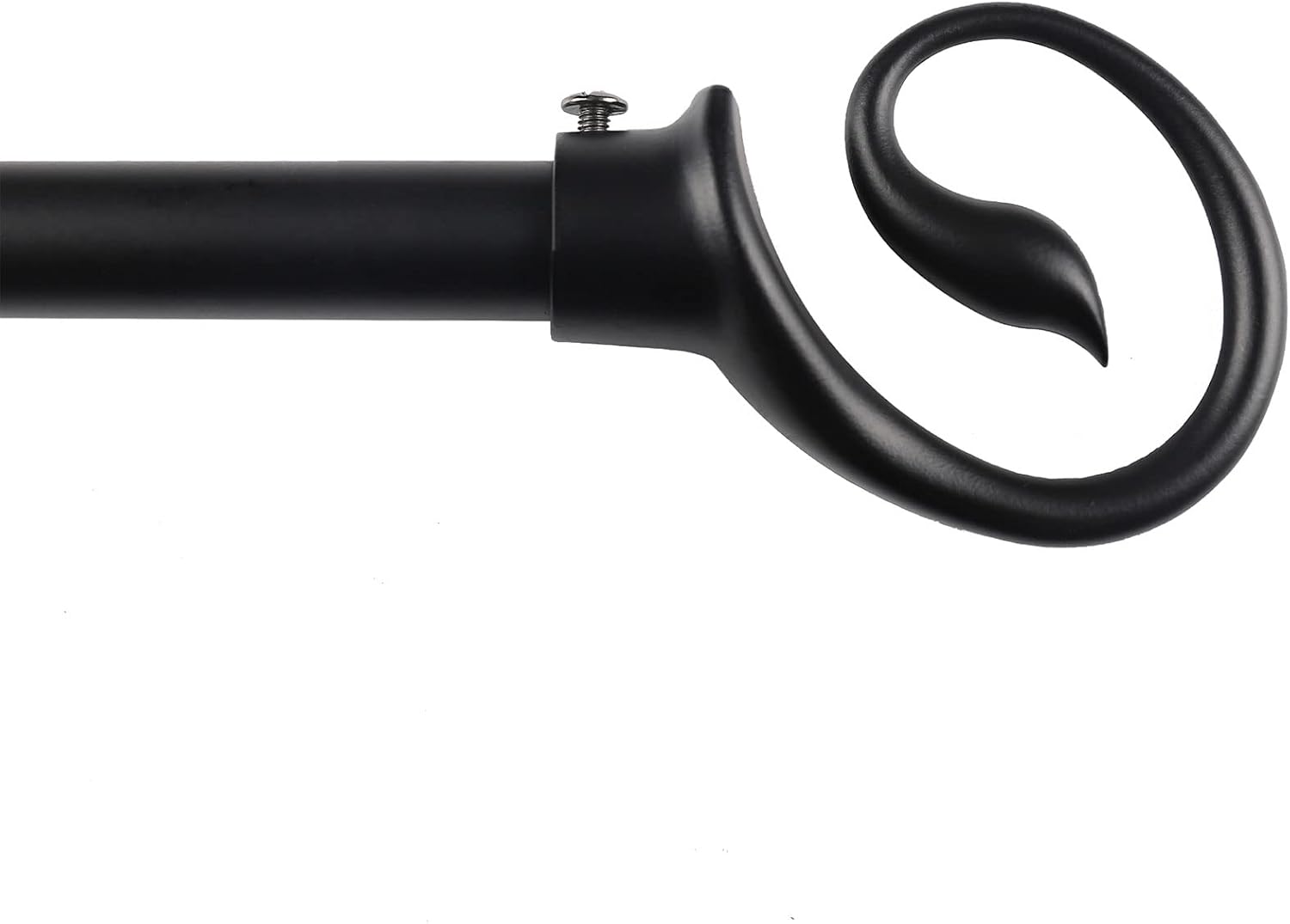 FELIDESIGN Curtain Rods for Windows 66 to 120, Black