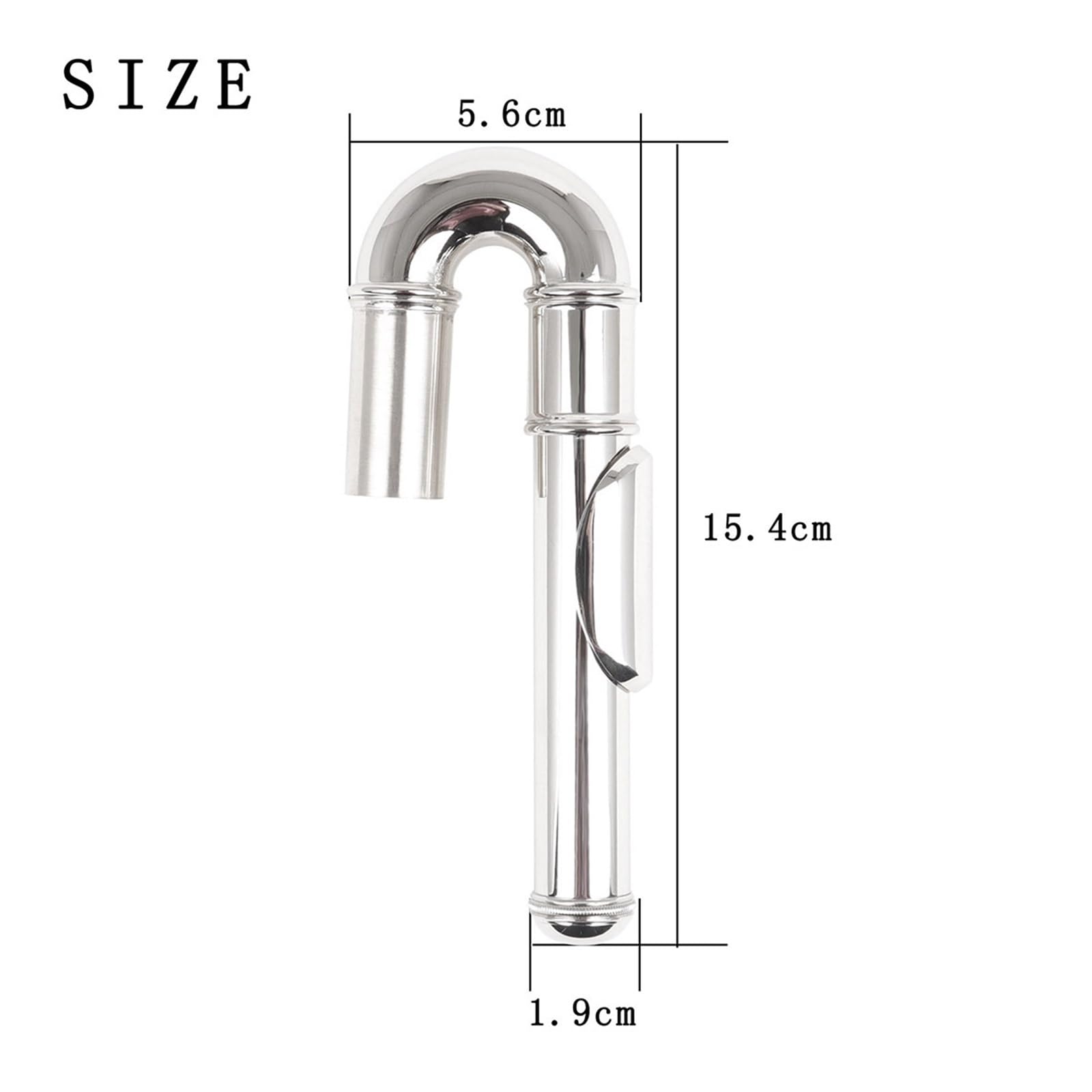 Flöte Ellenbogen Mundstück Vernickelt Kupfer Wind Instrument Zubehör Flöteninstrumente Für Erwachsene