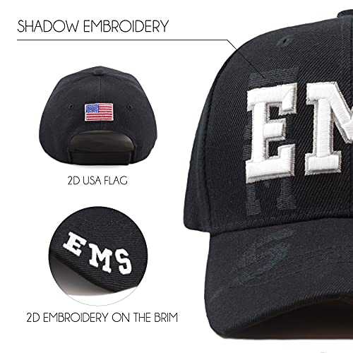 Image of The Hat Depot 3D Embroidered Statement Baseball Cap - Adjustable Casual Hat