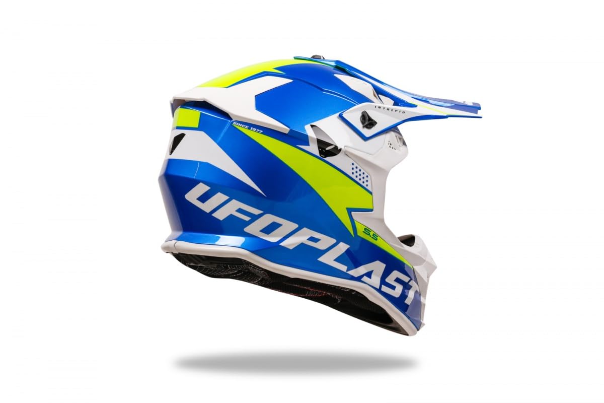 UFO PLAST CASCO INTREPID BLU/GIALLO M