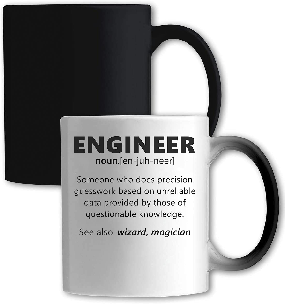 Tazza Da Caffè Ingegnere 450 Ml - Definizione Umoristica Engineer Definition Someone Who Does Precision - Regalo Divertente Per Studente, Neo-Laureato O Collega - 4