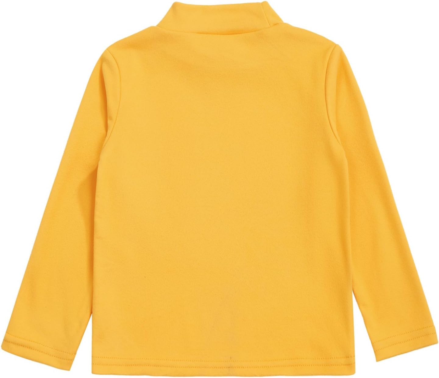Freebily Kids Boys Girls Basic Pullover Thermal Underwear Tops Mock Neck T-Shirts Long Sleeve Undershirts Sweatshirt