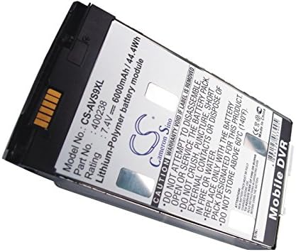 7.4V High-Performance Replacement Battery for Archos 9 Tablet PC 9 with 400238 501500/6000mAh