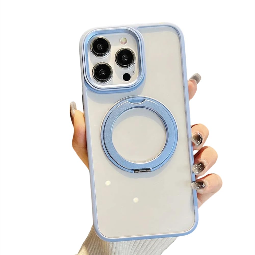 Coque iPhone 13 Pro Max bleu ciel idéale pour regarder des vidéos en mains libres - 8