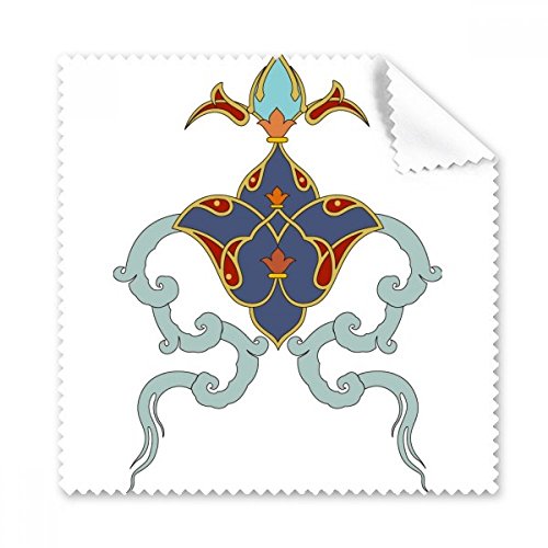 Chiffon de nettoyage lunettes motif baroque lot de 5 pour écran de téléphone