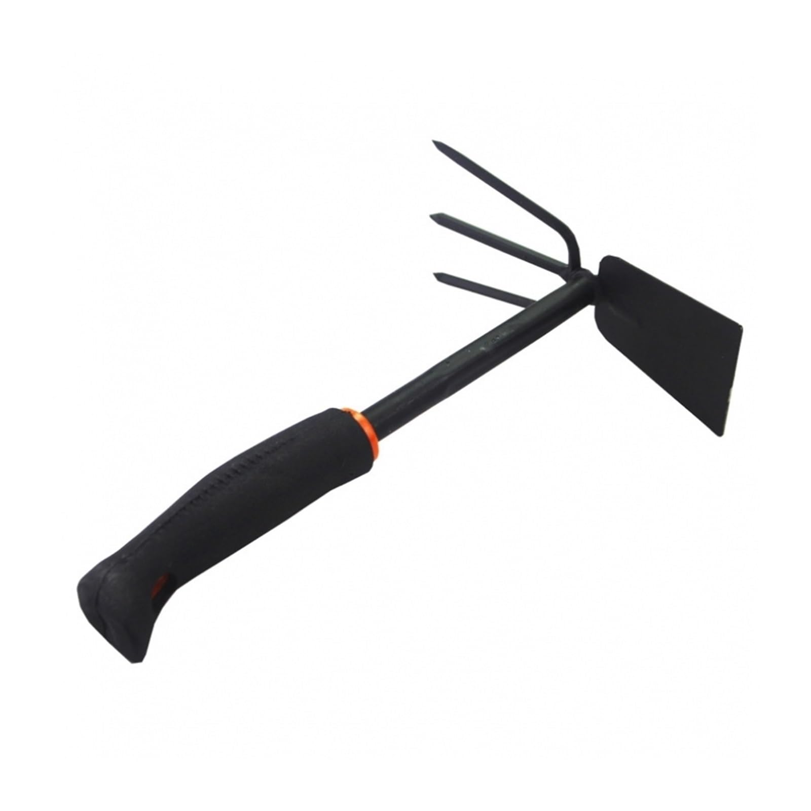 Jätharken 2-in-1 Hacken & Egge zum Lockern von Boden, Handheld-Eisenwerkzeug für Gartenanbau und Unkrautentfernung, langlebige und effiziente Gartengeräte
