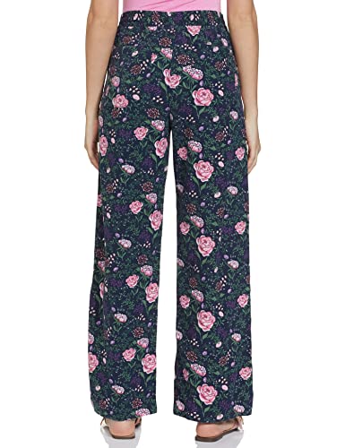 Image of Marks & Spencer Womens Floral Print High Rise Regular Fit Trouser