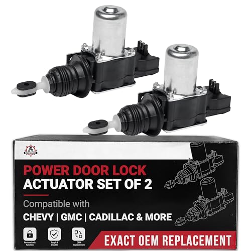 Power Door Lock Actuator Set of 2 Replacement by AA Ignition...