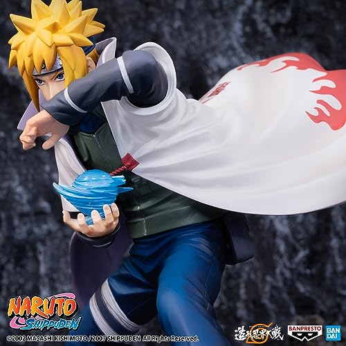 BANPRESTO BP88614P Figurine d'action Minato Namikaze, Naruto Shippuden, Colisée, 12 cm, Multicolore