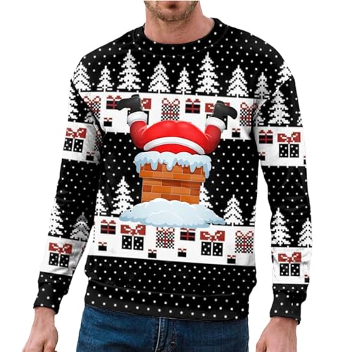 NX}X g[i[ Y AO[Z[^[ g  ێ ugly christmas sweater p[J[ T^ giJC vg tVc vI[o[  傫TCY lC jp H~(3XL,B-R[q[)