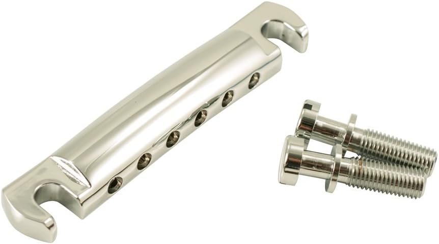 Kluson USA Aluminum Stop Tailpiece With Steel Studs Chrome