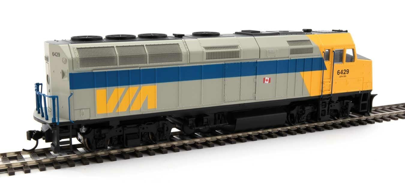 Walthers Lokomotive EMD F40PH VIA - Pista H0 CC, conector digital, metal y plástico, realista, escala HO, 3 + años, aficionados, unisex