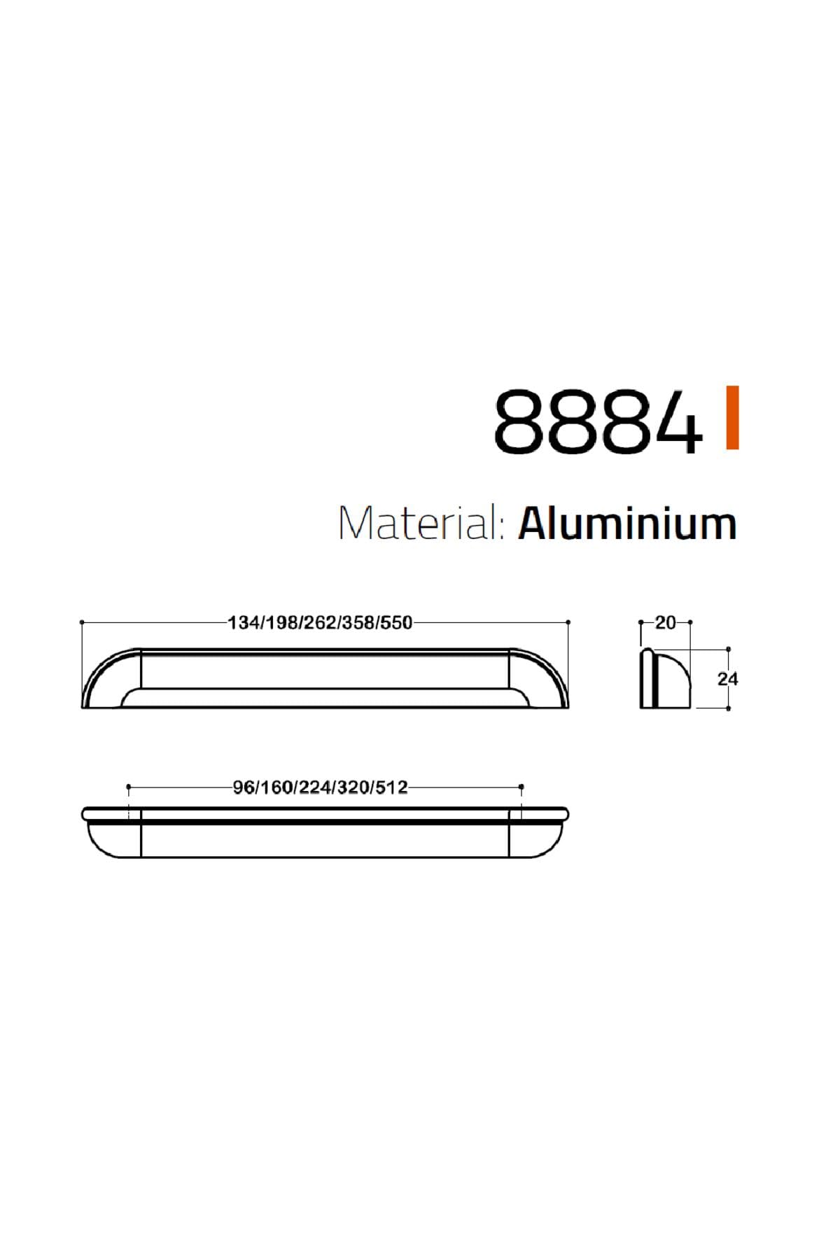 System 8884 Gold Renk Tas Kulp 160 Mm Altın Tek Ebat Ssy8884 0160 Gl