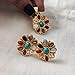 Cluster Pendant Earring Set, Natural NAVRATAN Gemstone Set, Women Navratan Earring, Womens Navratan Pendant, 925 Sterling Silver Jewelry, Multi Gemstone, Gold Micron, Genuine stone, Handmade Jewelry