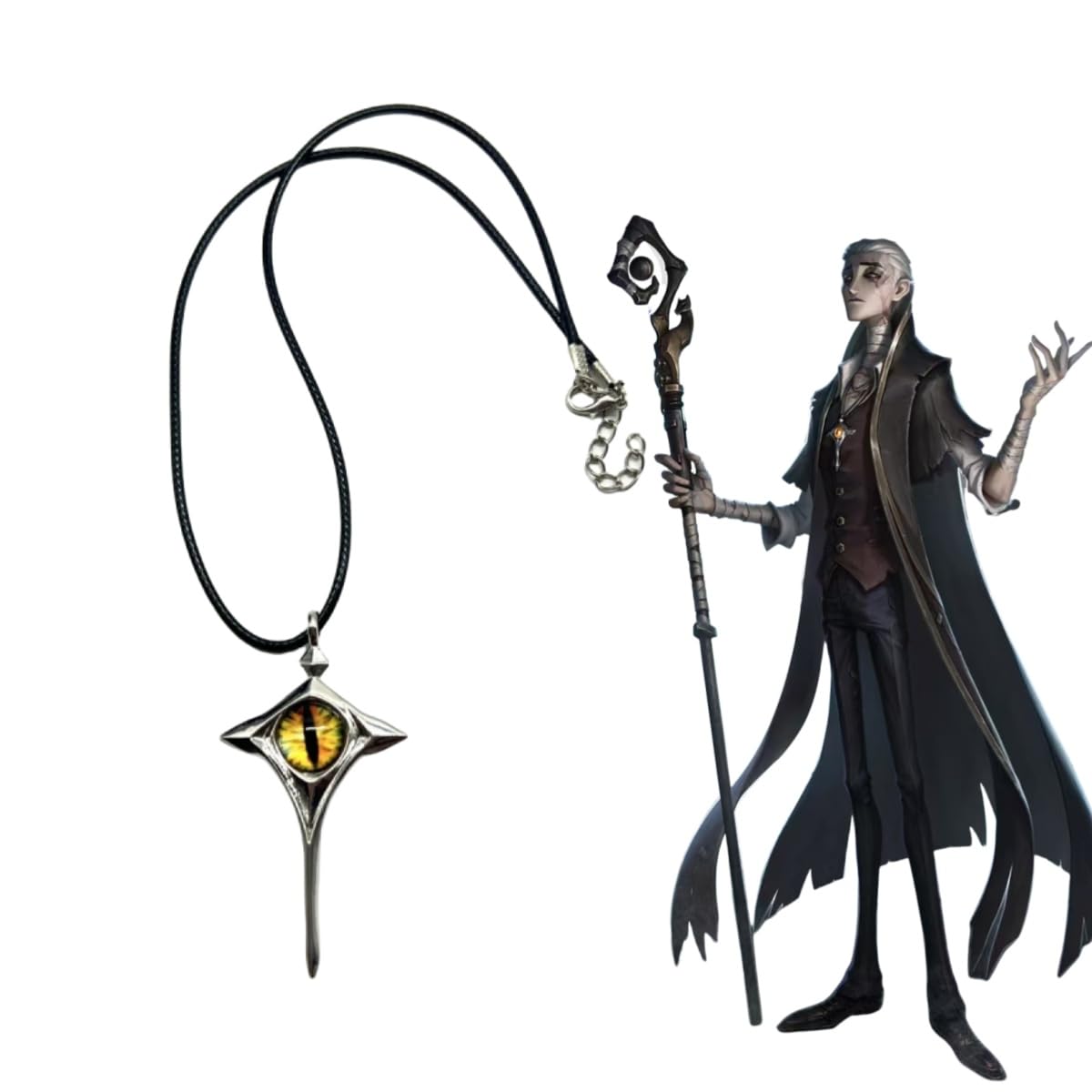 第五人格 隠者 Amazon.co.jp: アイデンティティ5 隠者 ネックレス 目のペンダント 第