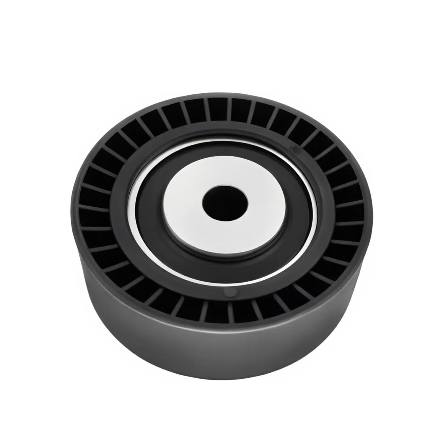11281748131 ​​Drive Belt Tensioner Pulley for BMW 3 Series 5 Series X5 X3 Z3 Z4 325i 328i 330i 525i 530i M3, Replaces 11281726343, Serpentine Belt Deflection Pulley Assembly