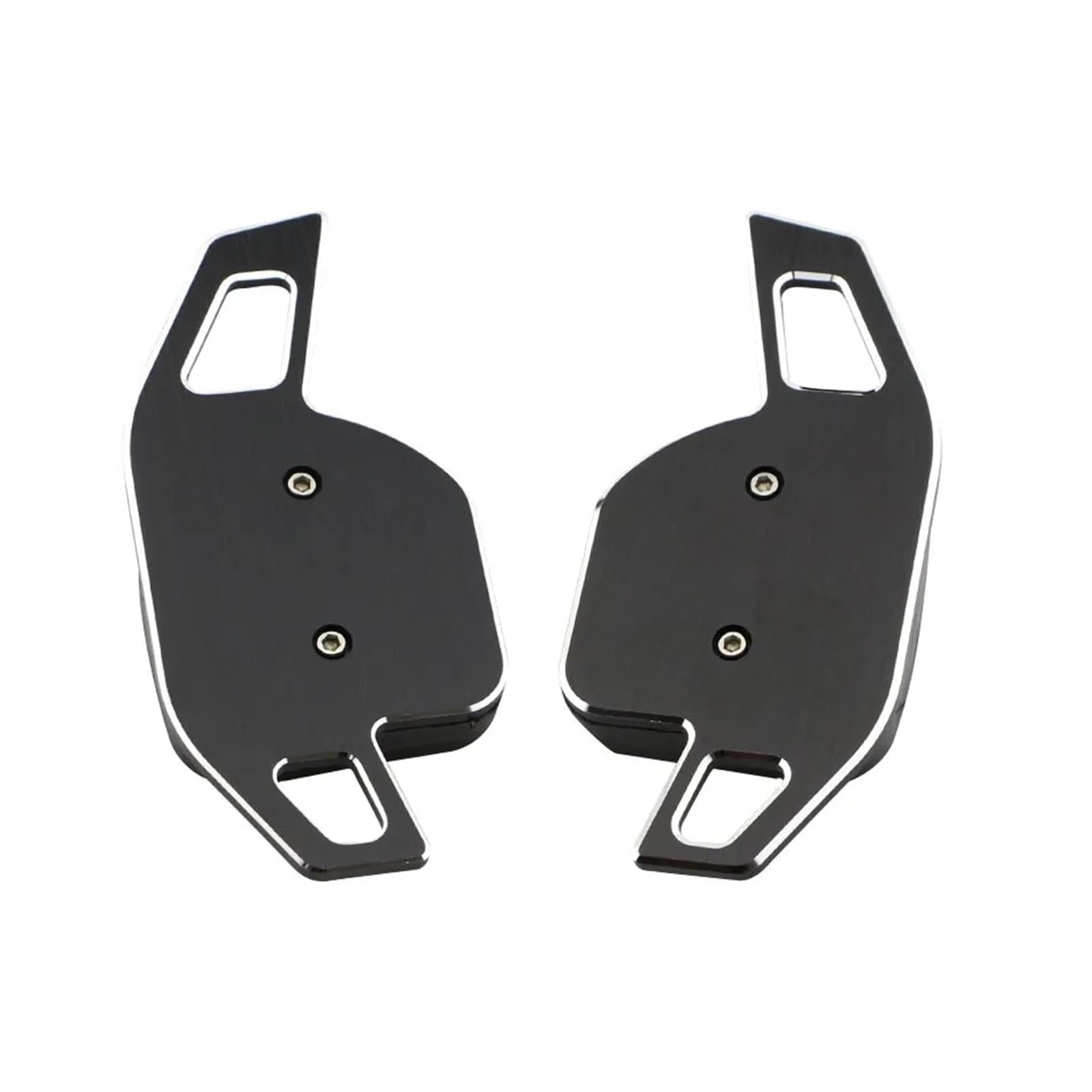 Immlsx Black Car Shift Paddle For A3 S3 For A4 S4 B8 For A5 S5 For A6 S6 For A8 R8 For Q5 For Q7 Tt Car Steering Wheel Extension Shifters Shift Aluminum Paddles Gear Shifter Paddles(Black)