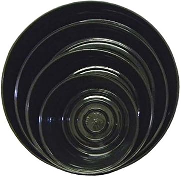 CWP BLK-16001 صحن نباتي عميق ، قطر 16 بوصة ، أسود