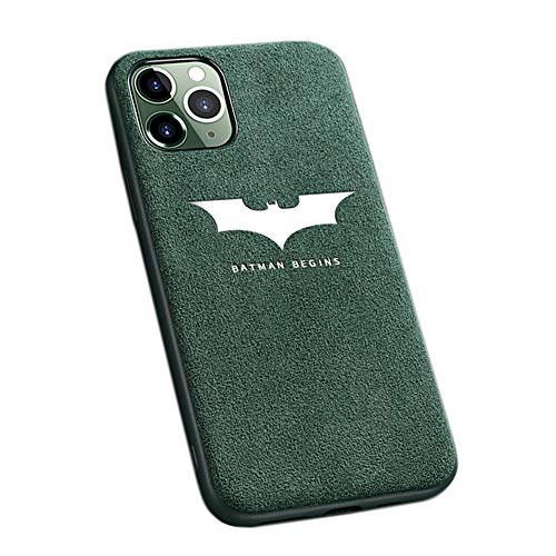 Hülle für Apple iPhone 11 Pro Max 6.5" Leder - Broby - Stein Handyhülle Case Lederhülle mit aus Wildleder für Apple iPhone 11 Pro Max,B,for