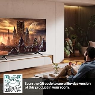 Hisense 85 Inch 4K QLED Smart TV 85E7NQTUK - Quantum Dot Colour, 4K AI Processor, Dolby Vision Atmos, Smooth Motion, Sports Mode, Vidaa OS with Freely, Youtube, Netflix and Disney+ (2024 Model)