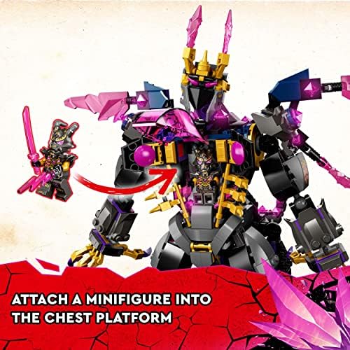 LEGO 71772 NINJAGO The Crystal King Set, Battle Toy for Kids with Posable Centaur Action Figure and Lloyd Minifigure, Boys & Girls Gifts