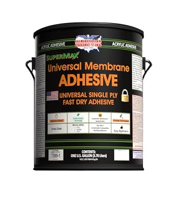SUPERMAX Universal Membrane Adhesive, Clear, 1 Gallon