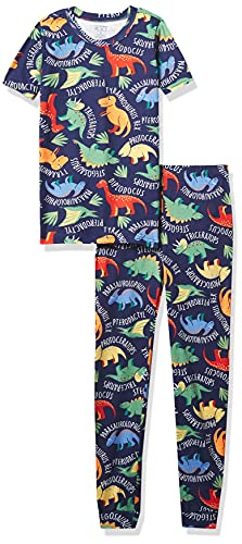 The Children's Place Baby and Toddler Boys' Cozy Cotton Dino Pajamas