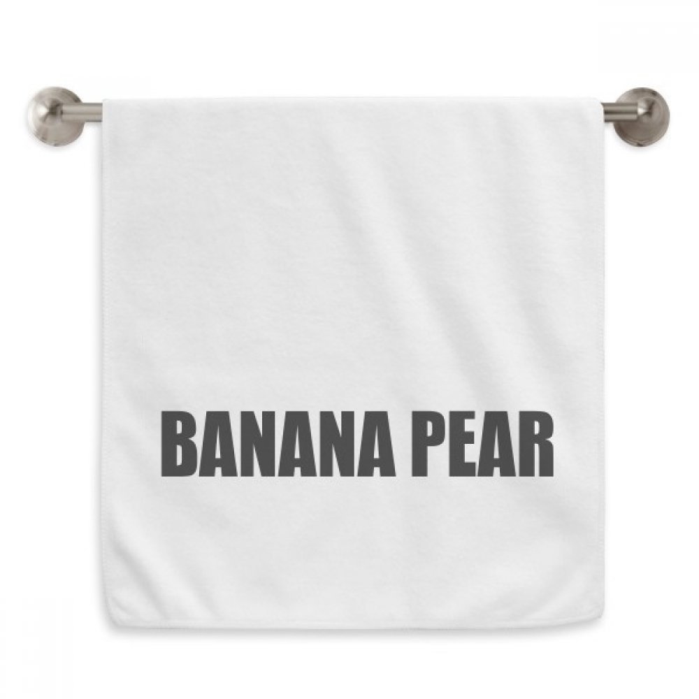 Serviette de toilette fruits banane poire idéale pour le sport et le yoga