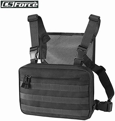 TIANTIANLE Hip-hop Military Tactical Chest Bag Backpack Man Adjustable Multi-functional Mole Tool Bag Shoulder Bag Tactical Vest Bag