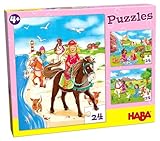 Die Puzzleteile aus stabiler Pappe sind einfach zu greifen und zu legen