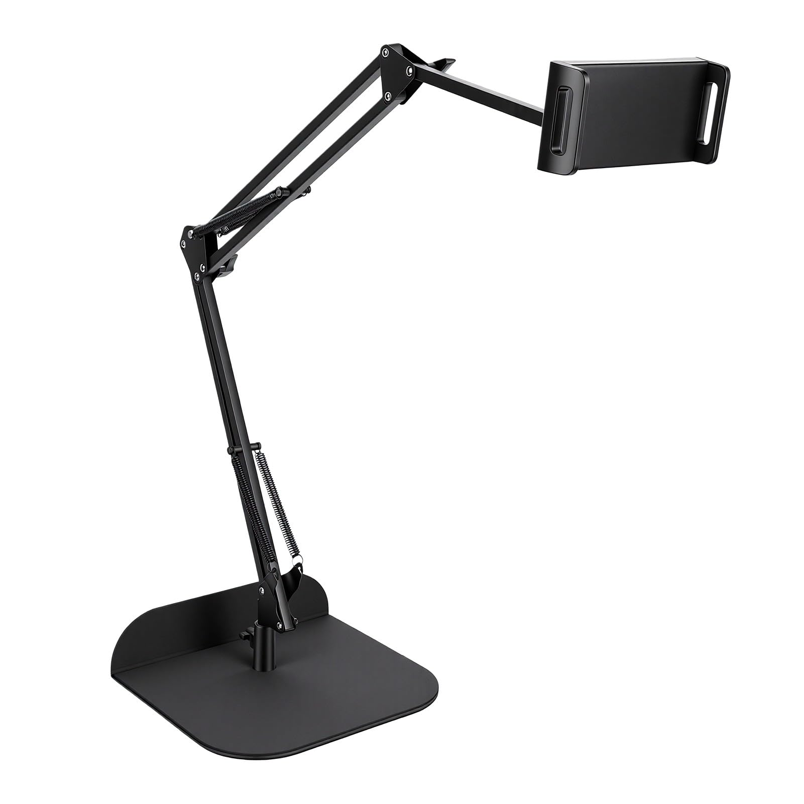 Ausla Supporto per Telefono da Letto, Supporto per Tablet da Letto in Acciaio Al Carbonio con Regolazione a 360 Gradi, Piega a 240 Gradi, Triangolare, Telecomando per Testiera Scrivania Divano